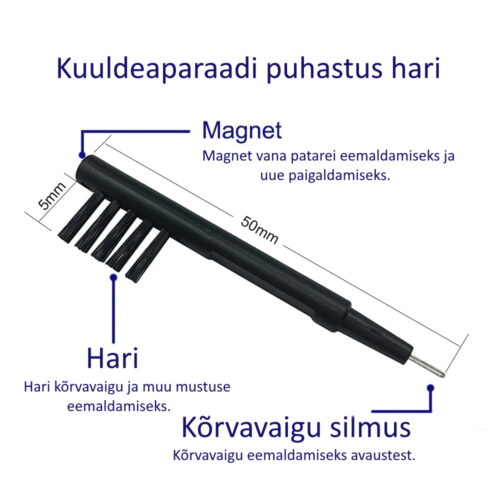Universaalne puhastushari kuuldeaparaadile