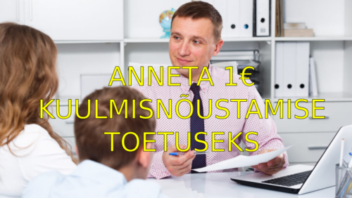Annetus 1€ kuulmisnõustamise toetuseks