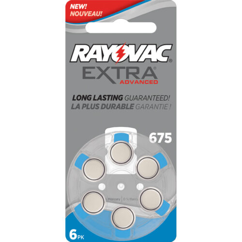 Kuuldeaparaadi patareid NR675 - Rayovac (5 lehte so. 30 patareid)